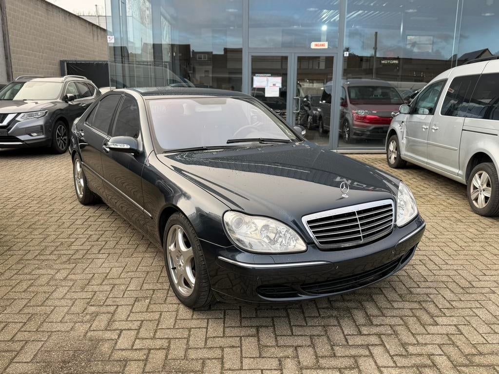 Mercedes-Benz // S320cdi V6 // Lange versie // Full option, Auto's, Automaat, Achterwielaandrijving, Zwart, Blauw