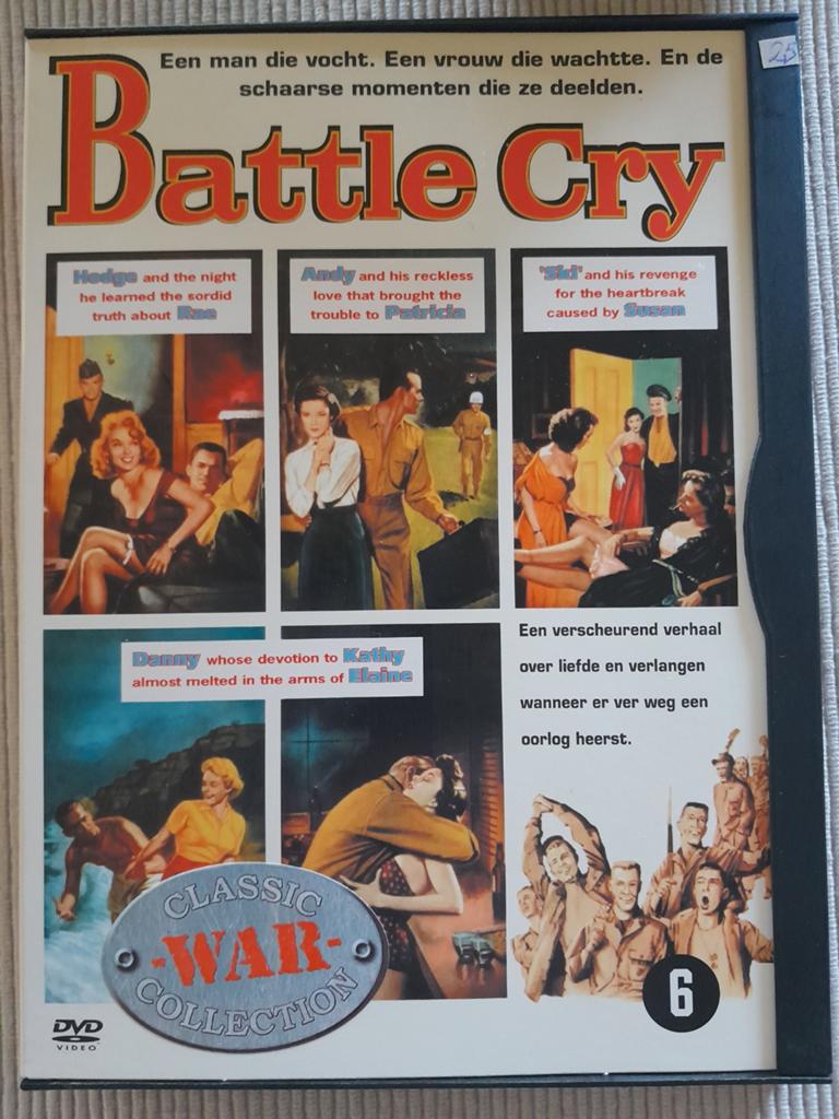 Battle cry, Cd's en Dvd's, Dvd's | Klassiekers, Overige genres, Ophalen of Verzenden, Zo goed als nieuw, 1940 tot 1960