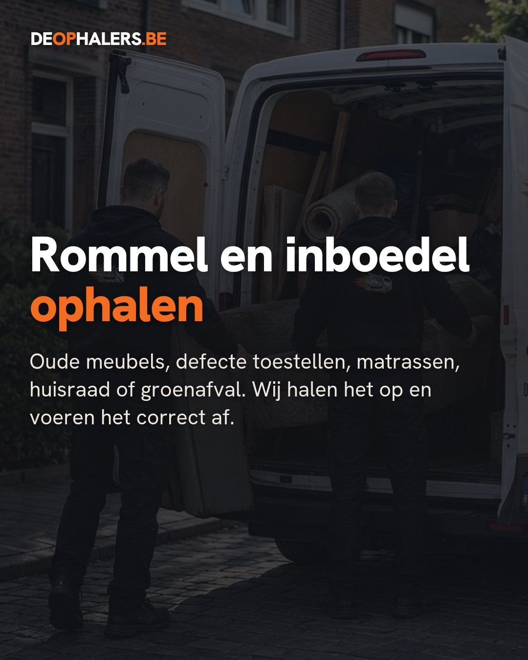 Ontruiming-leeghalen,woning, kantoren, apartemnt, garage