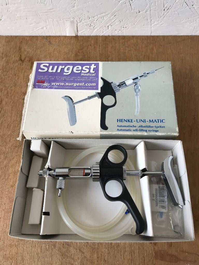 Henke Uni Matic Seringue vétérinaire automatique, Envoi, Comme neuf