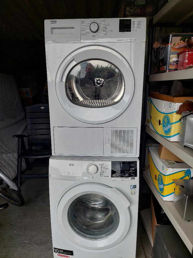 Wasmachine en droogkast, Elektronische apparatuur, Ophalen, Gebruikt