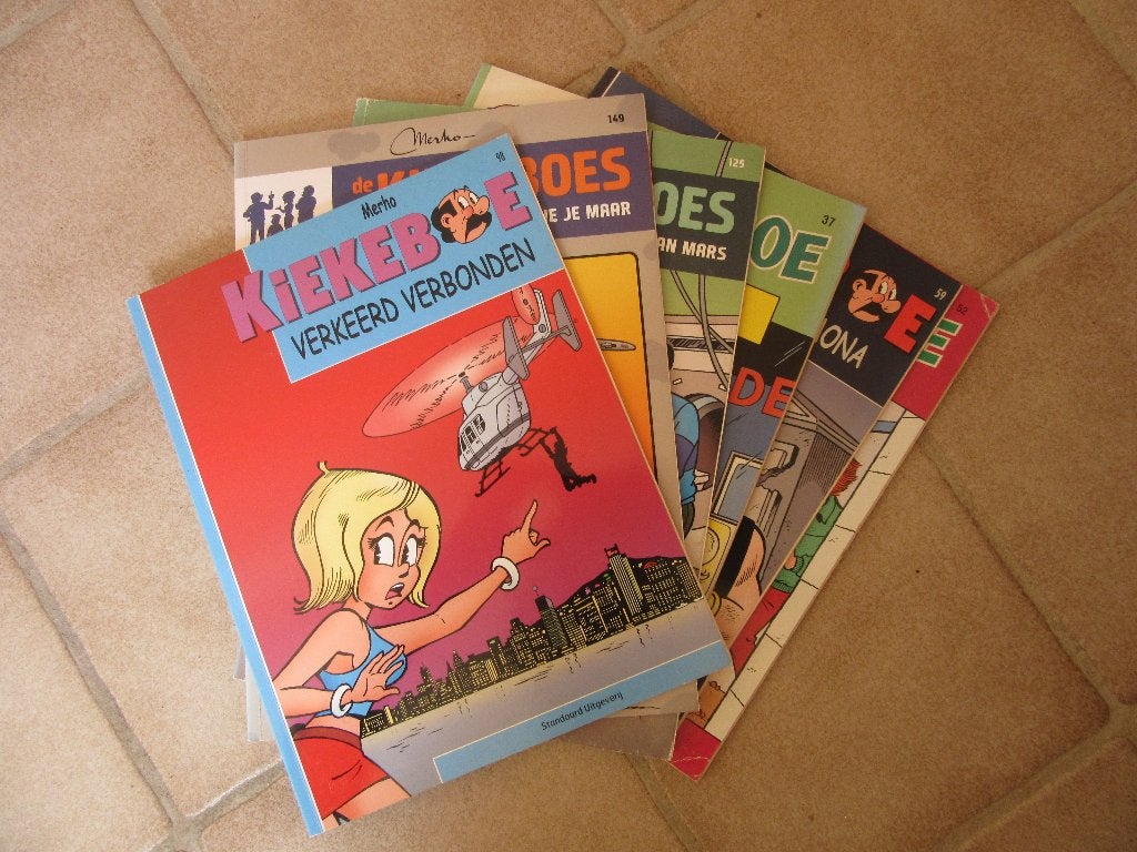 49 strips Kiekeboe, Boeken, Meerdere stripboeken, Ophalen, Gelezen
