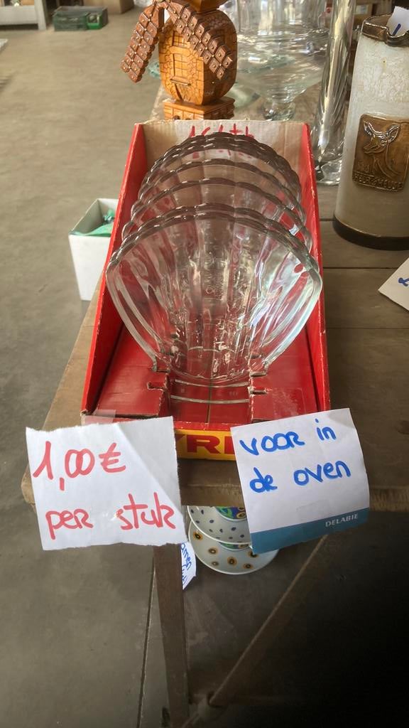 Nieuwe pyrex ovenschaaltjes, Enlèvement, Neuf, Verre