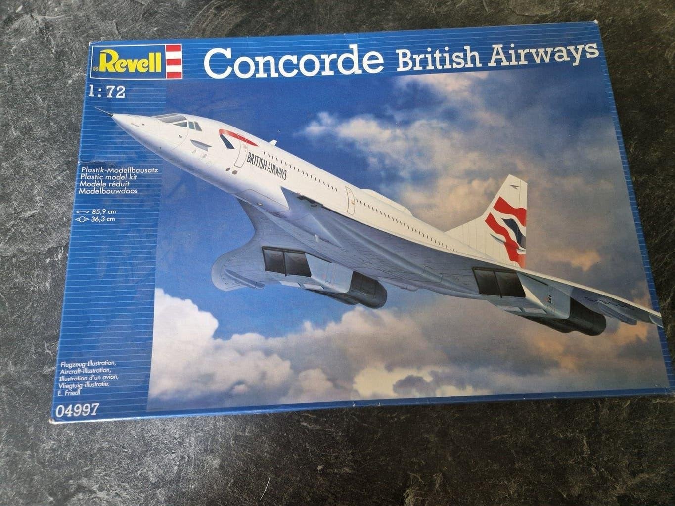 Revell Concorde 1/72  jaar 2014, 1:72 tot 1:144, Revell, Nieuw, Ophalen of Verzenden