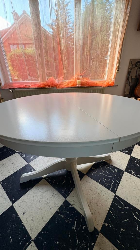 Table Ikea Rosentorp + 4 chaises Ikea, Enlèvement, Comme neuf