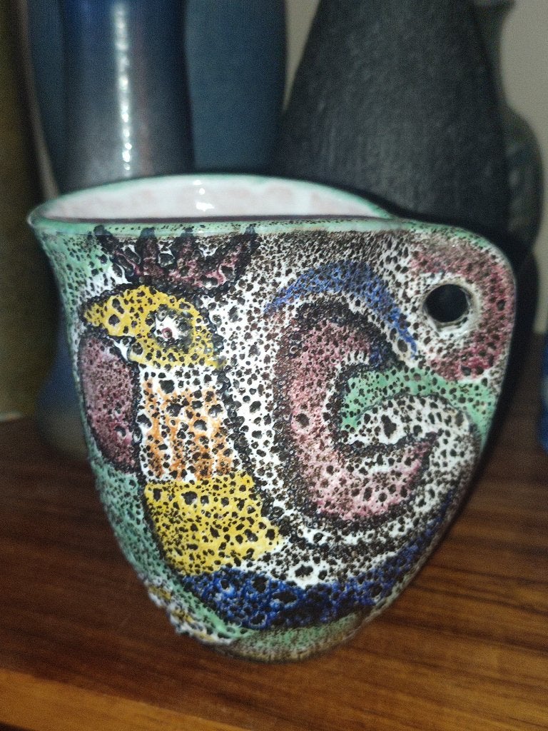 Accolay pottery - vintage keramiek zoomorphic, Enlèvement ou Envoi