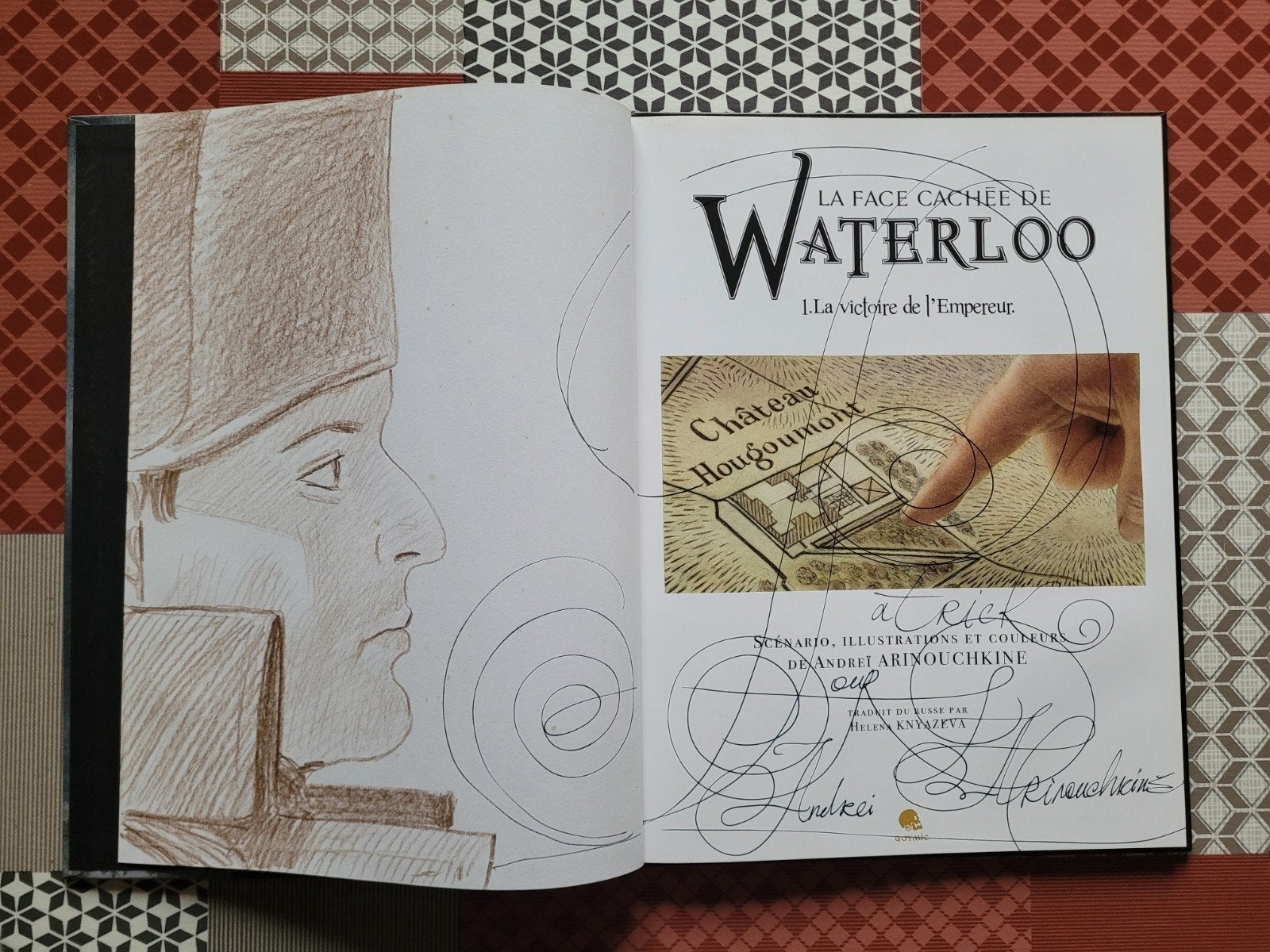 La face cachée de Waterloo Napoléon + dédicace Arinouchkine, Livres, Enlèvement ou Envoi