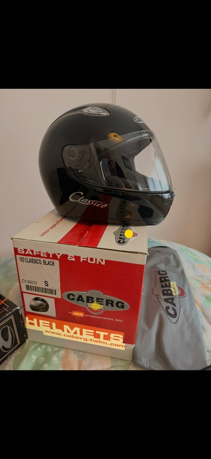Slingernieuwe helm Caberg maat Small, Motoren, Ophalen, Caberg
