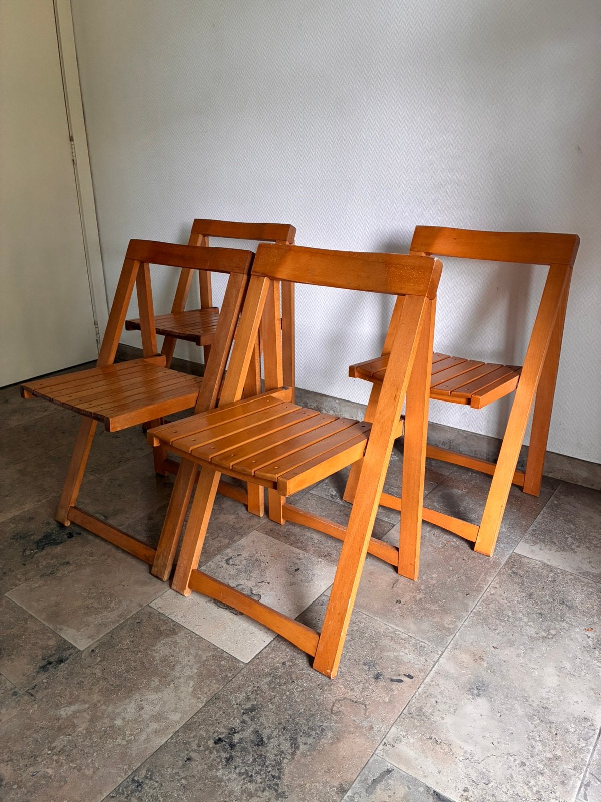 Klapstoelen aldo stijl, Huis en Inrichting, Ophalen, Zo goed als nieuw