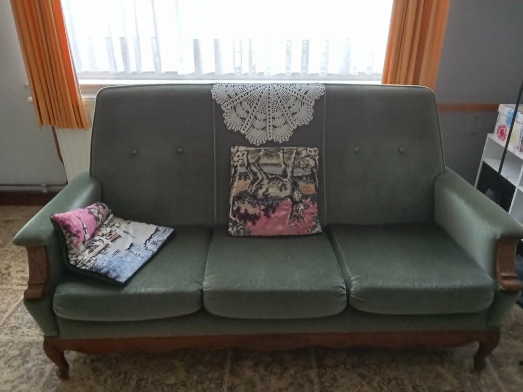 retro zetel, Huis en Inrichting, Ophalen, Hout