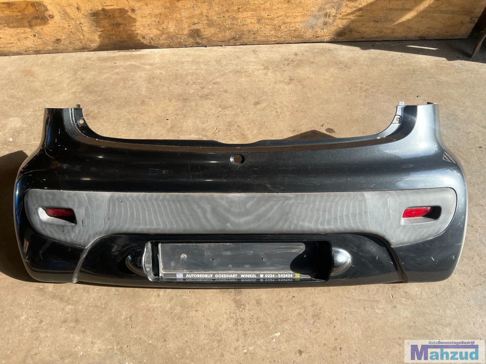 CITROEN C1 Grijs KTA achterbumper 2005-2014, Gebruikt, Citroën, Stellantis N.V., Bumper