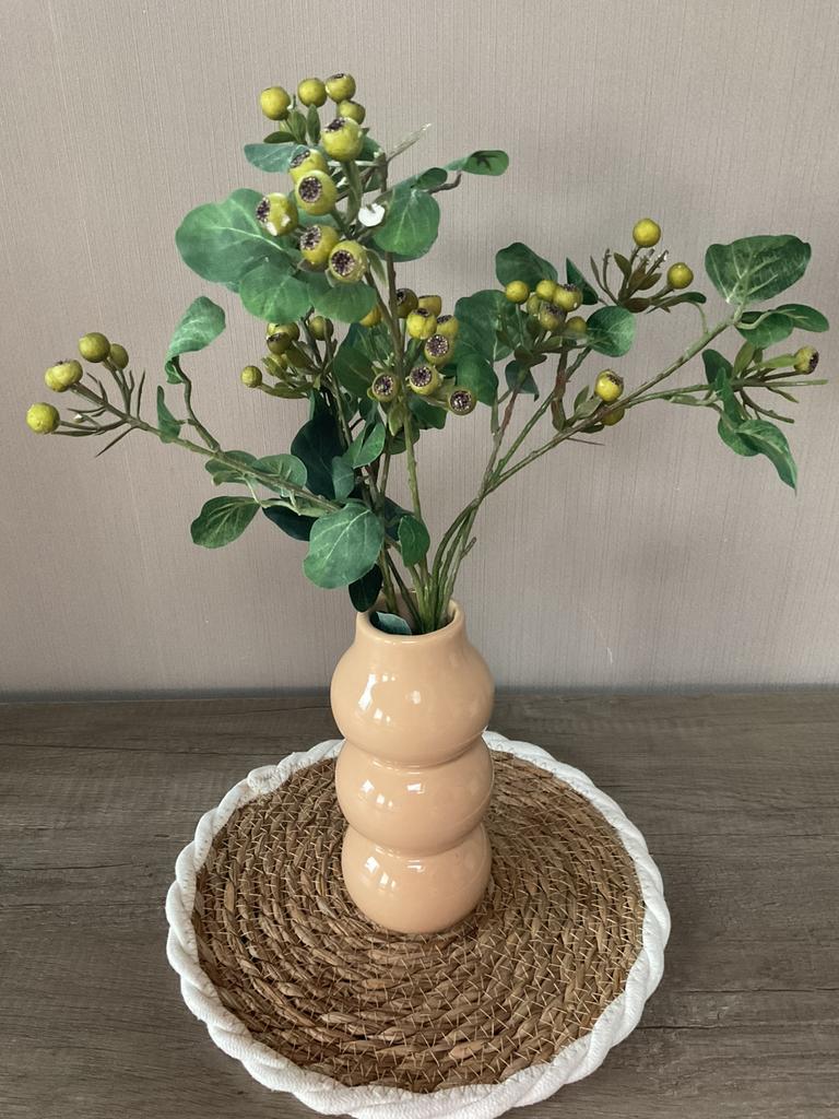 Nieuwe vaas zonder bloemen, Ophalen of Verzenden, Nieuw, Steen, Minder dan 50 cm