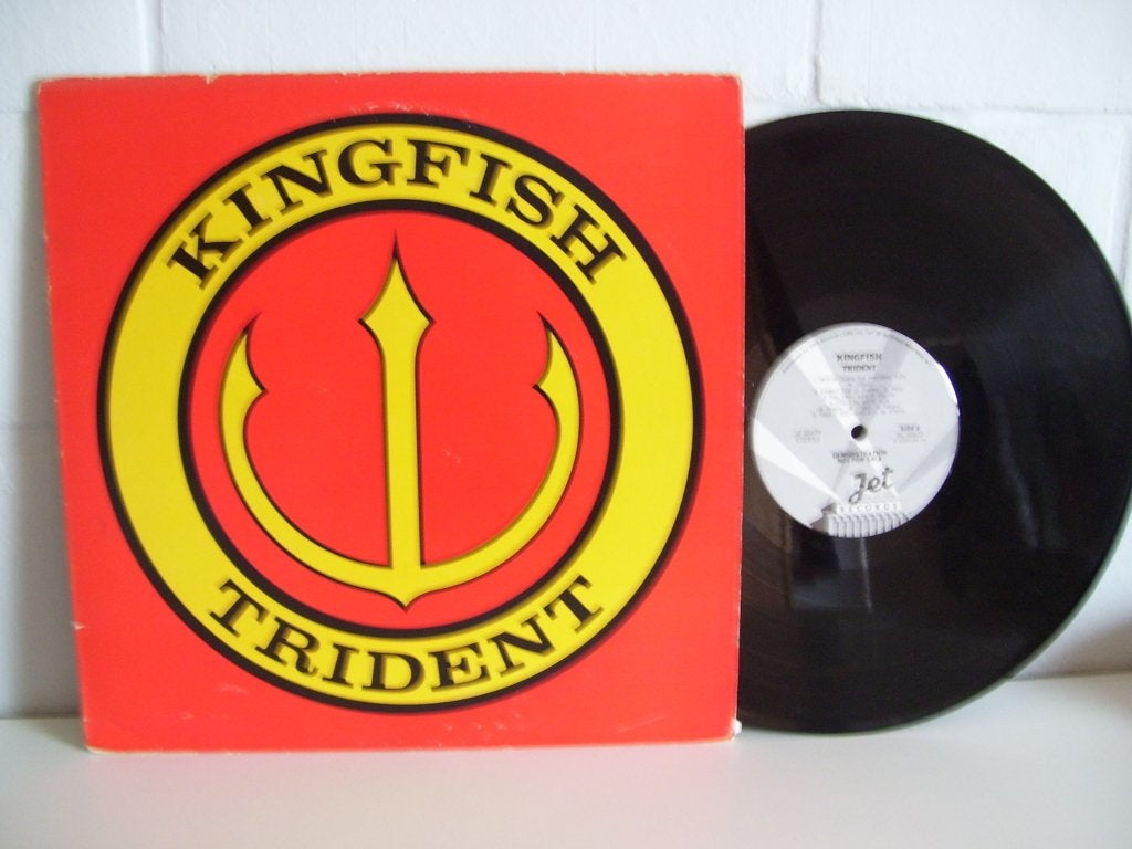 KINGFISH  trident, Cd's en Dvd's, Vinyl | Rock, LP, Gebruikt, Blues Rock, Originele persing
