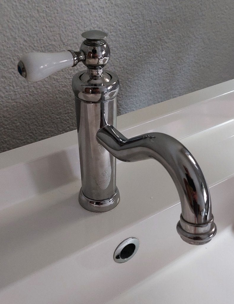 Mitigeur de lavabo IKEA chromé, Enlèvement ou Envoi, Utilisé, Chrome, Robinet