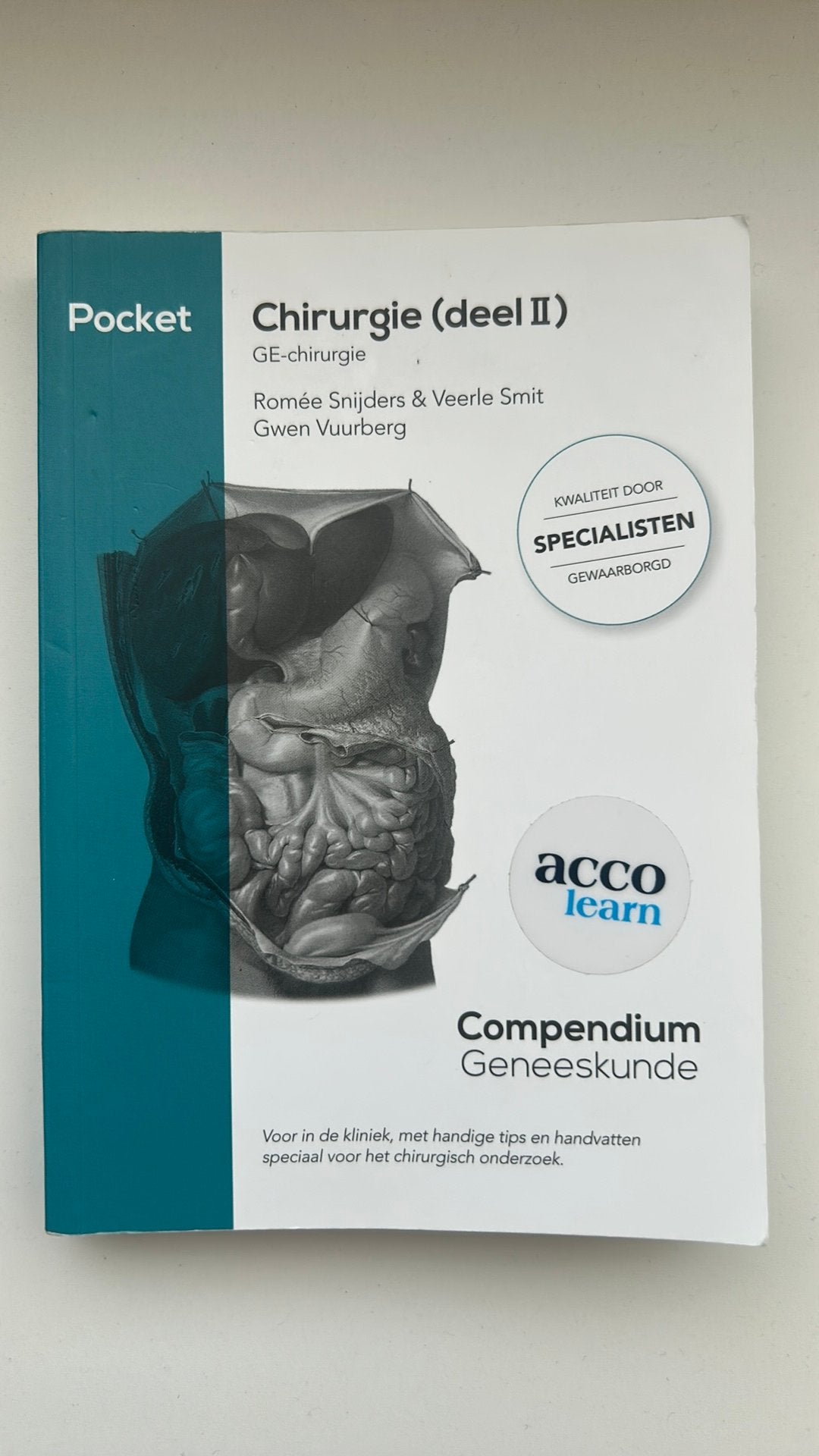Pocket compendium geneeskunde GE-chirurgie, Livres, Livres d'étude & Cours, Enlèvement ou Envoi, Comme neuf