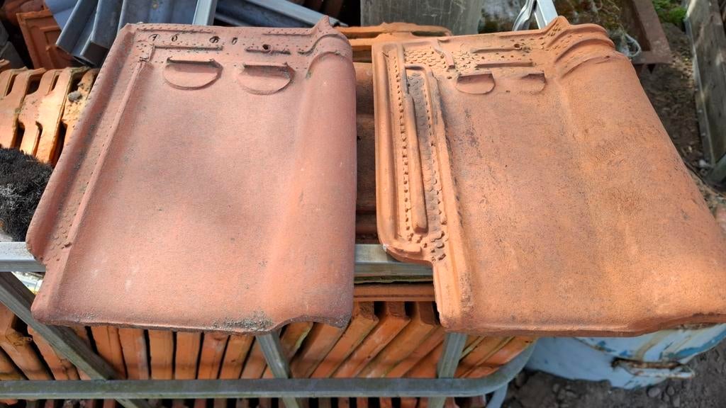 Recup dakpannen enkel en dubbelsluiter, Doe-het-zelf en Bouw, Dakpannen en Dakbedekking, Ophalen, Dakpannen