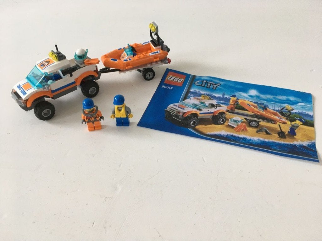 Lego City 4x4 & Duikersboot - 60012, Kinderen en Baby's, Speelgoed | Duplo en Lego, Lego, Ophalen of Verzenden, Complete set, Compleet