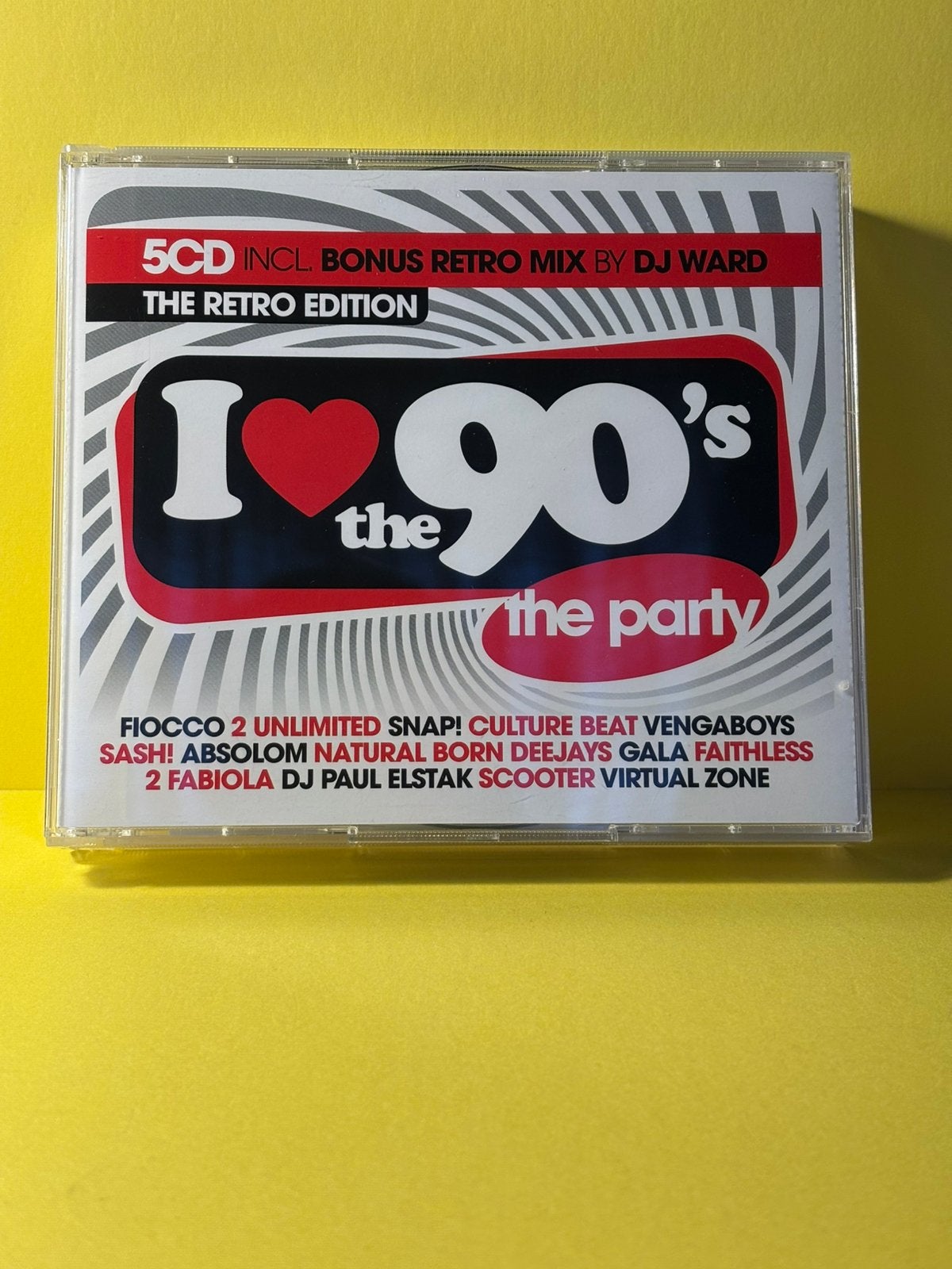 5cd box i love the 90’s  - the party - the retro edition, Verzenden, Zo goed als nieuw