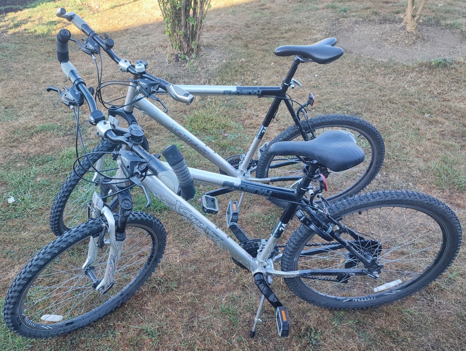 Set van 2 aluminium mountainbikes Phenix X-Tract, Hardtail, Zo goed als nieuw, Trommelrem, Ophalen