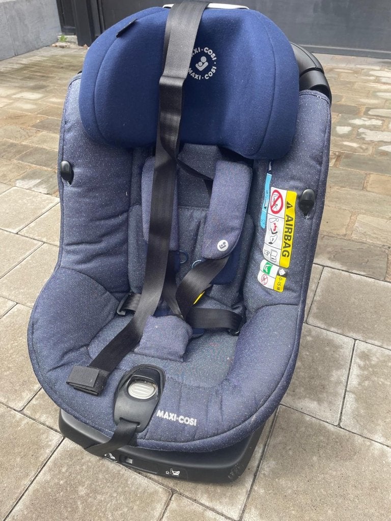 Autostoel Maxi Cosi met isofix, draaistoel van 0-15m, 0 à 18 kg, Mode veille, Comme neuf, Enlèvement