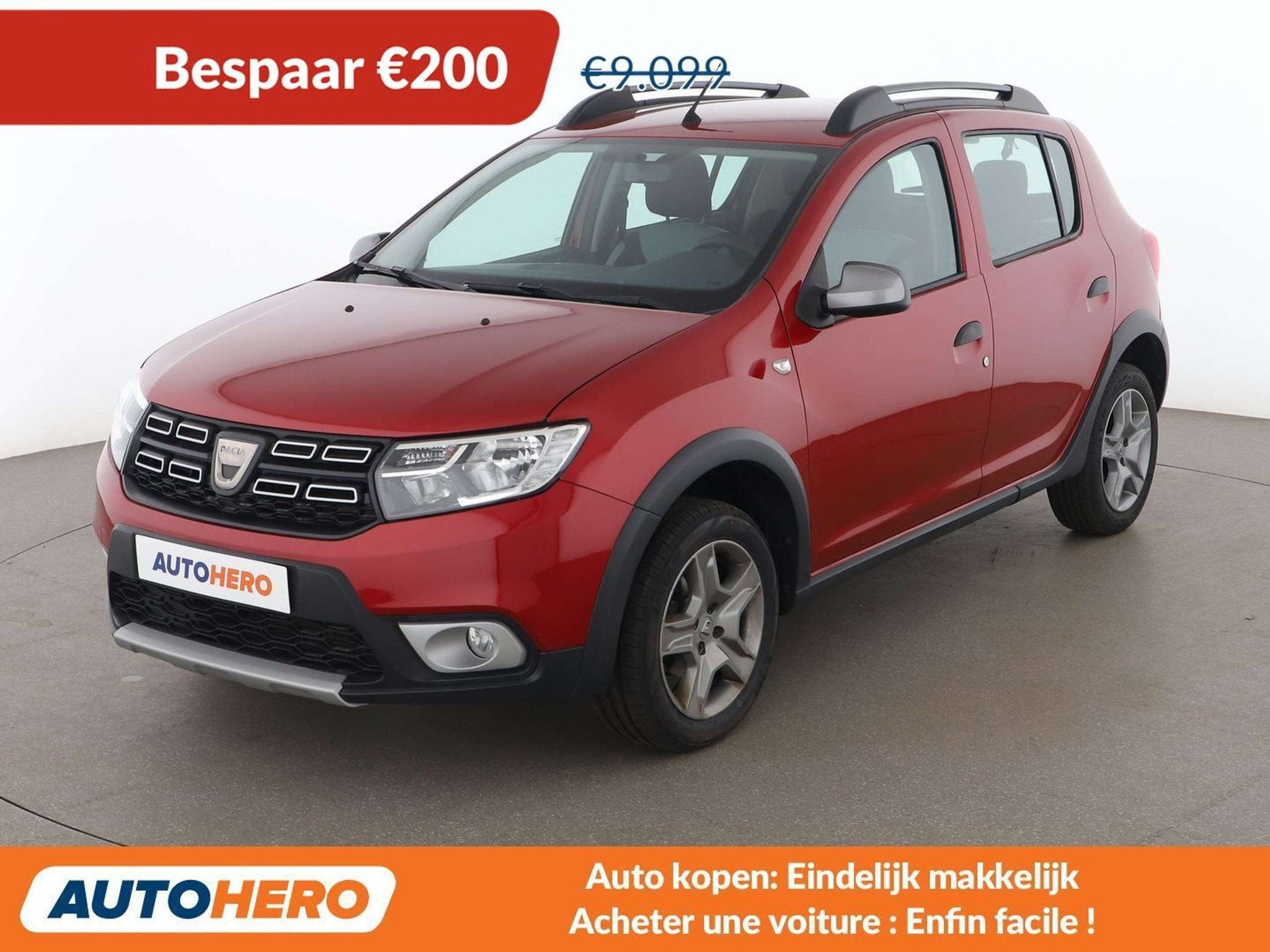 Dacia Sandero 1.0 SCe Stepway Essential (bj 2020), Auto's, Voorwielaandrijving, Stof, Gebruikt, Bluetooth