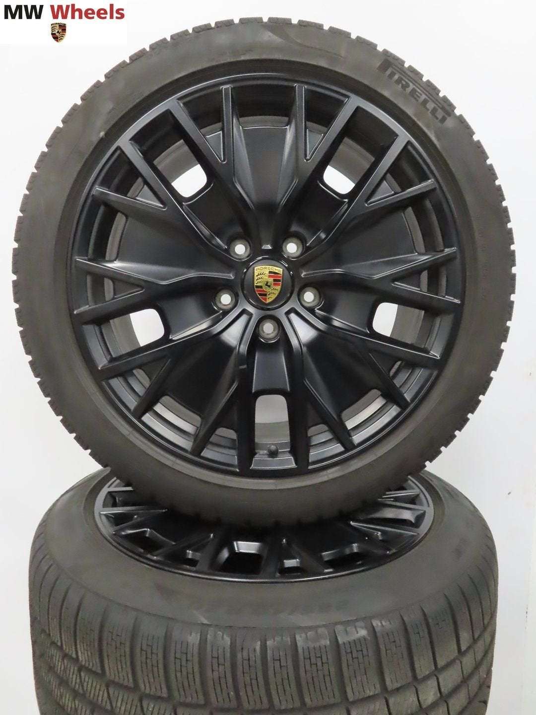 Originele Porsche Taycan 20 inch velgen met winterbanden, -, -, Banden en Velgen, 20 inch