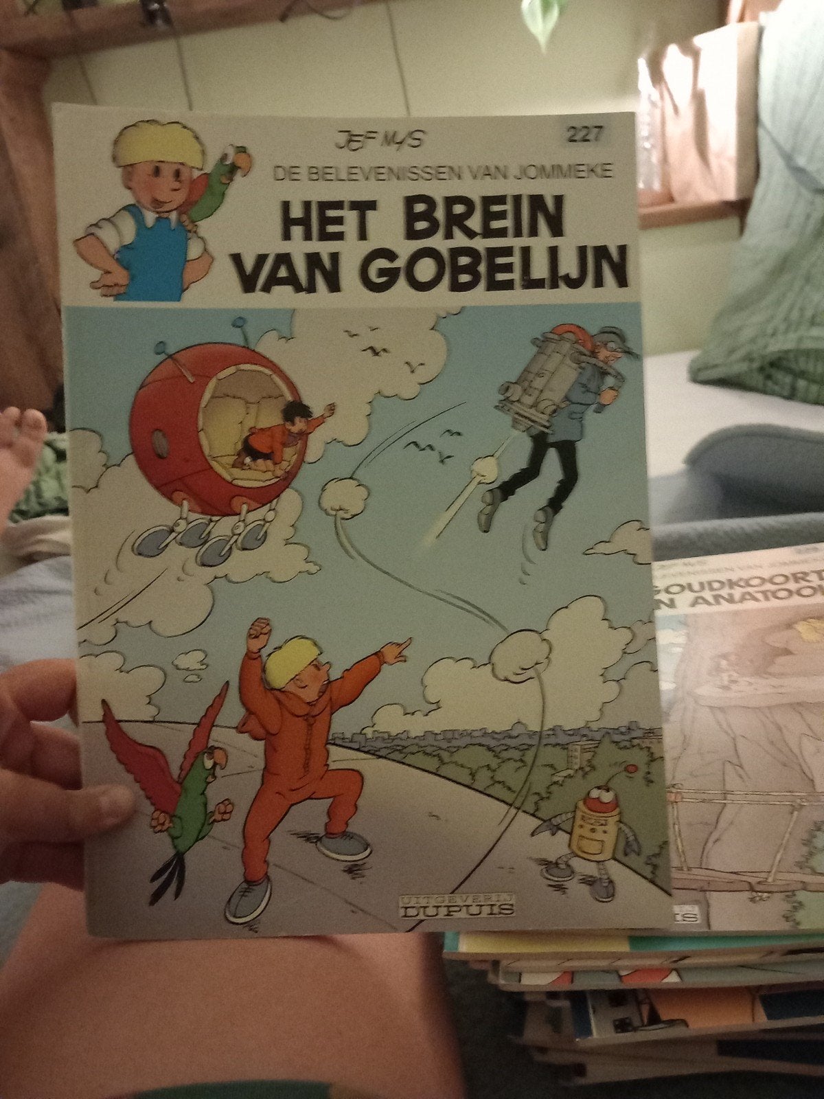 Jef Nys - Het brein van Gobbelijn, Ophalen, Jef Nys