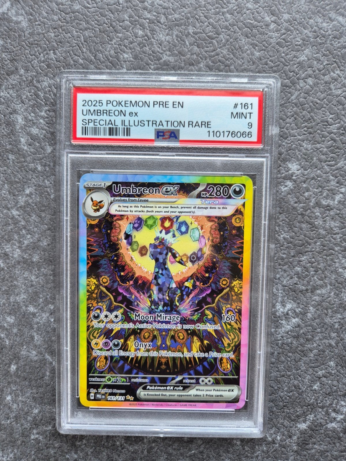 Umbreon ex 161/131 psa 9 !, Ophalen of Verzenden