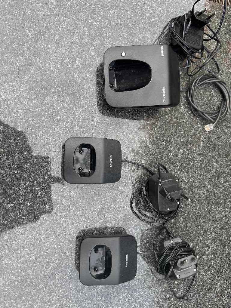 Siemens DECT A160 draadloze telefoonset., Telecommunicatie, Ophalen of Verzenden, Gebruikt, 3 handsets