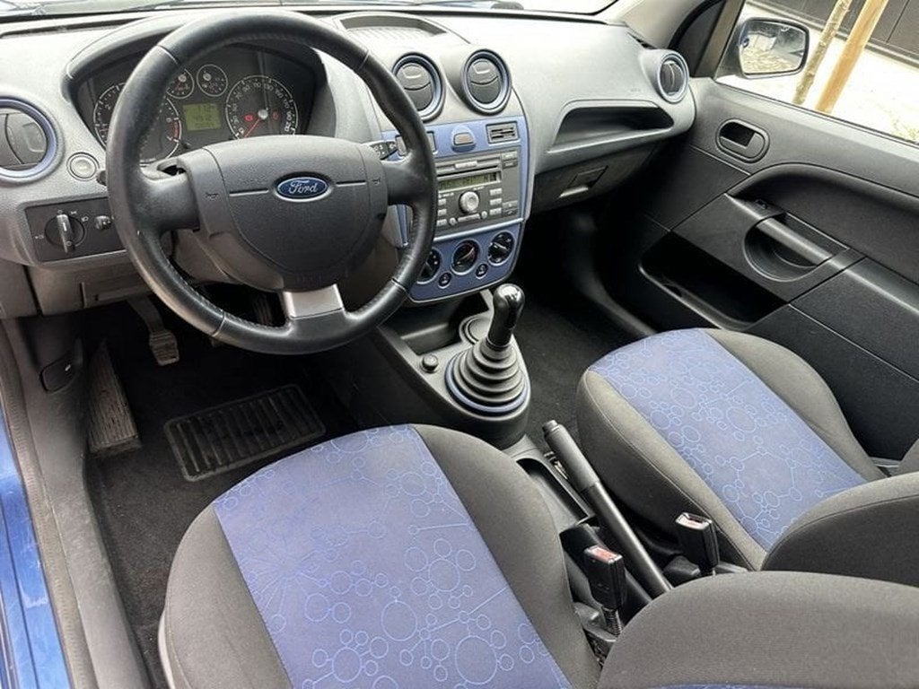 Ford Fiesta Fiesta 1.4 Style,AIRCO,ALU, ,80pk LEZ ok, GARAN, Auto's, Blauw, Bedrijf, Blauw, Euro 4