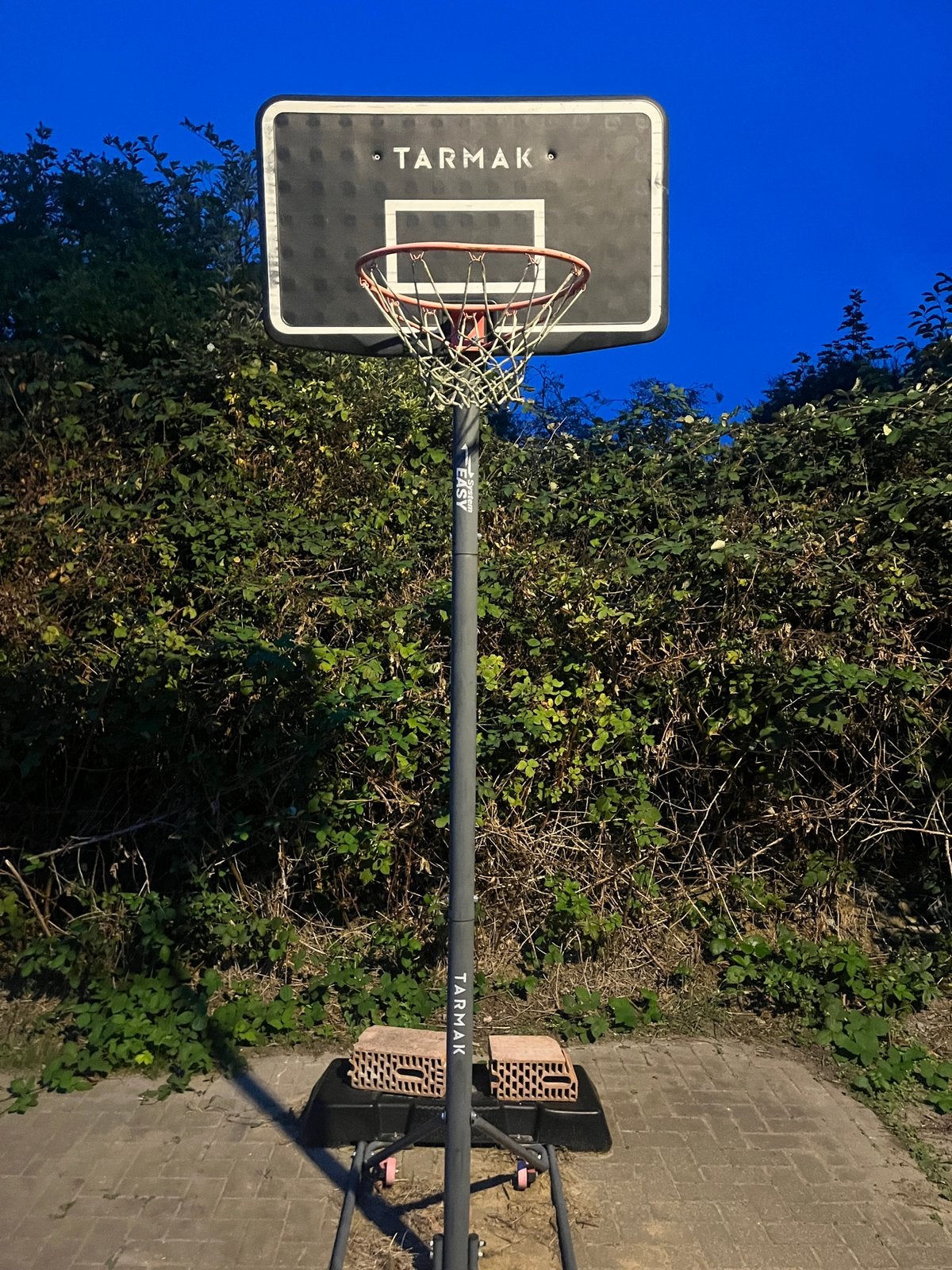 Tarmak B100 Easy Basketbalpaal (verstelbaar 2,20m - 3,05m), Ophalen, Gebruikt