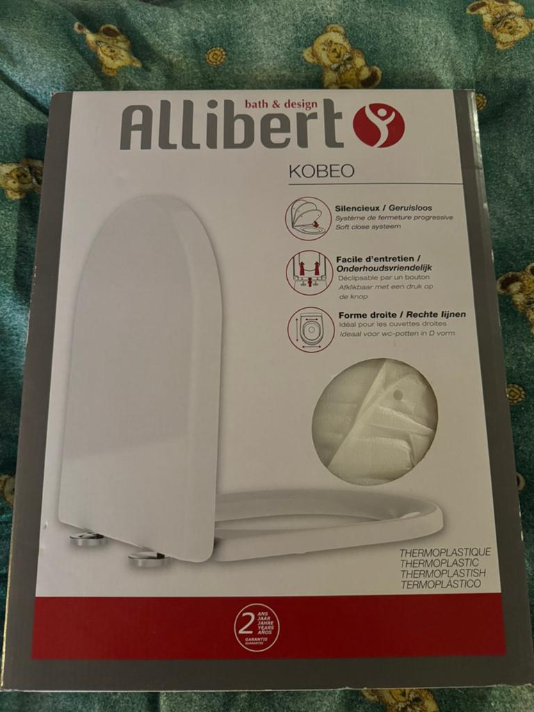 Allibert wc bril, Doe-het-zelf en Bouw, Alarmsystemen, Ophalen, Zo goed als nieuw