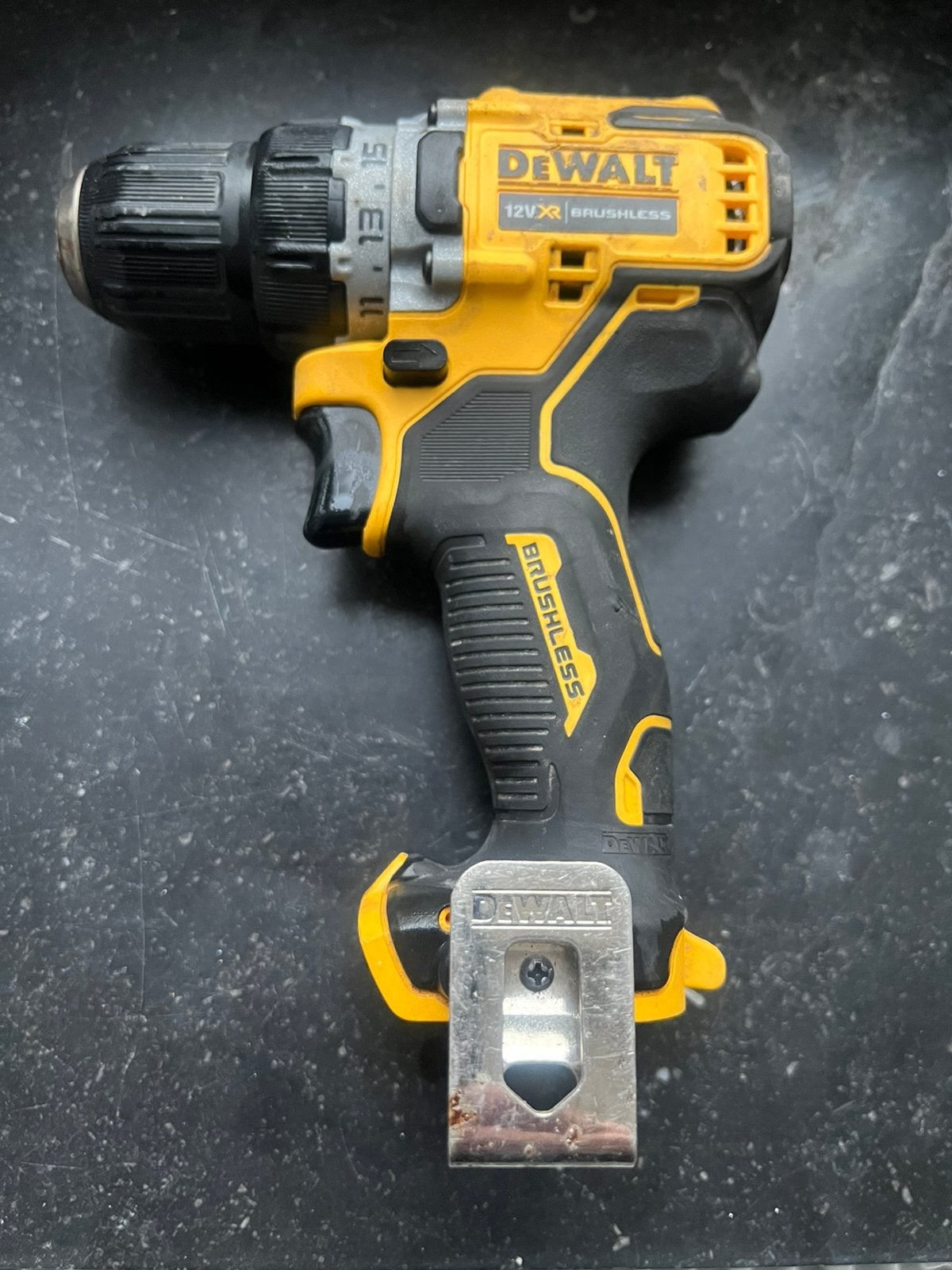 DEWALT DCD701 12v, Ophalen, Gebruikt, Boormachine, Variabele snelheid