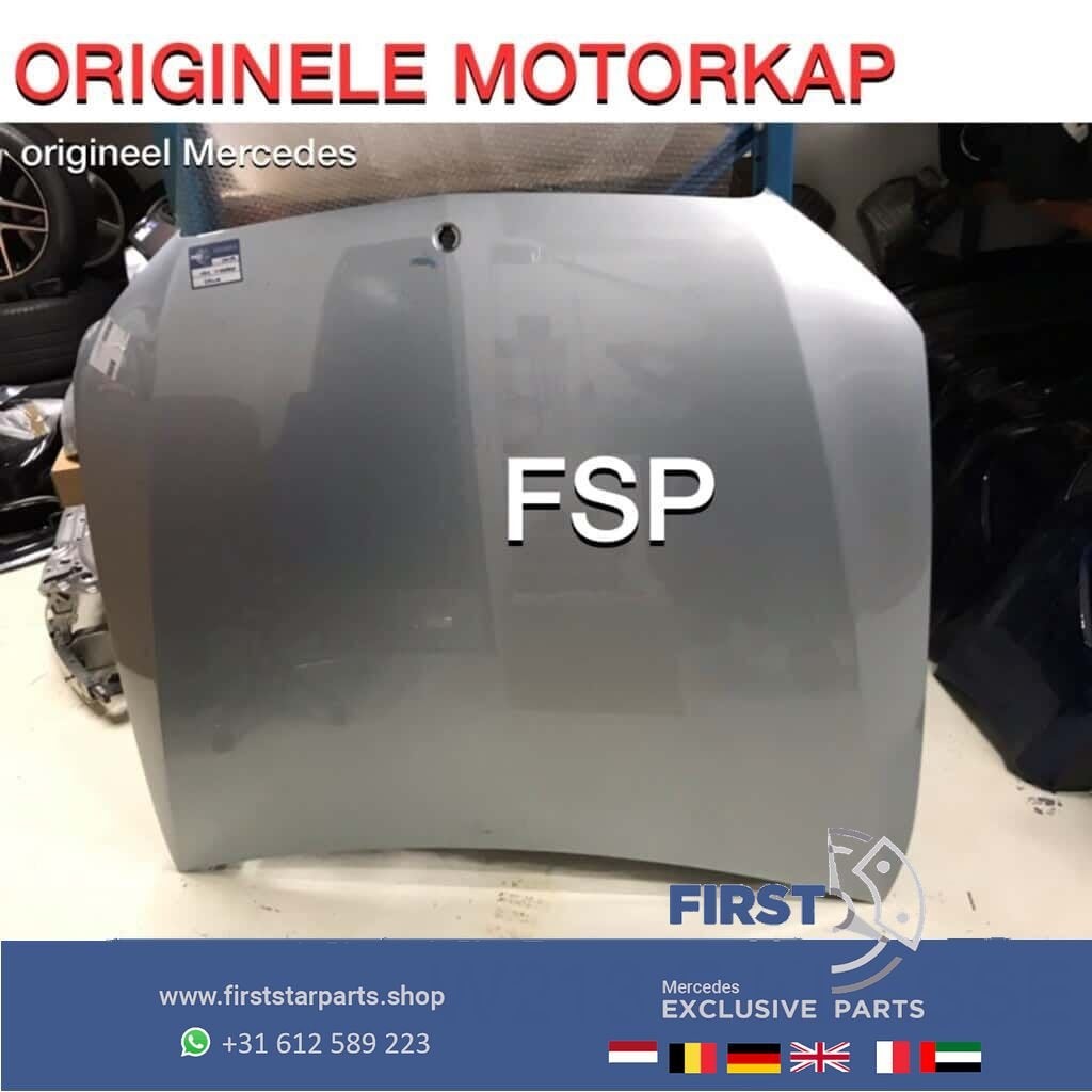 W213 S213 MOTORKAP Mercedes E Klasse 2016-2020 ZWART WIT GRI, Auto-onderdelen, Gebruikt, -, Voor, Ophalen of Verzenden