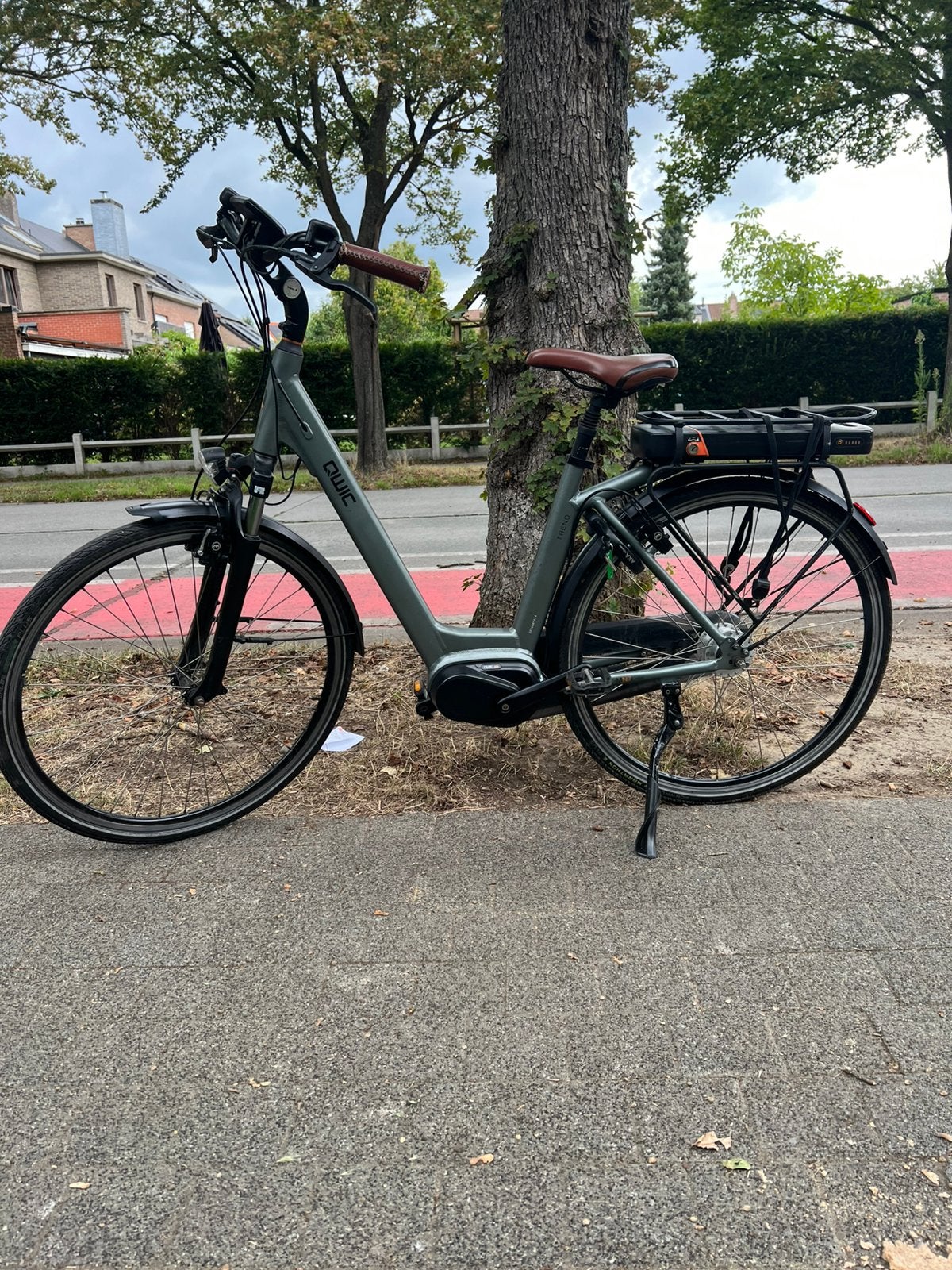 Elektrische fiets Qwic met bafang middenmotor, Ophalen, Zo goed als nieuw, Qwic