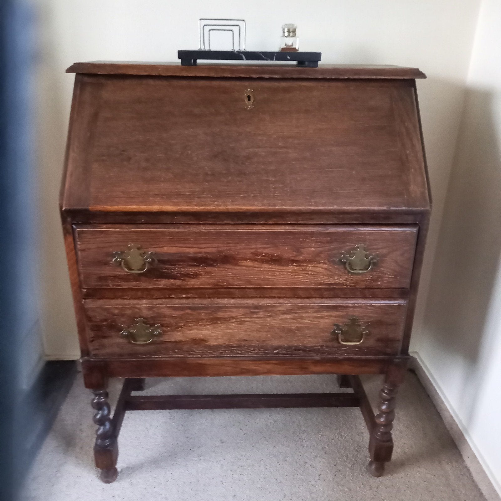 antieke secretaire, Enlèvement
