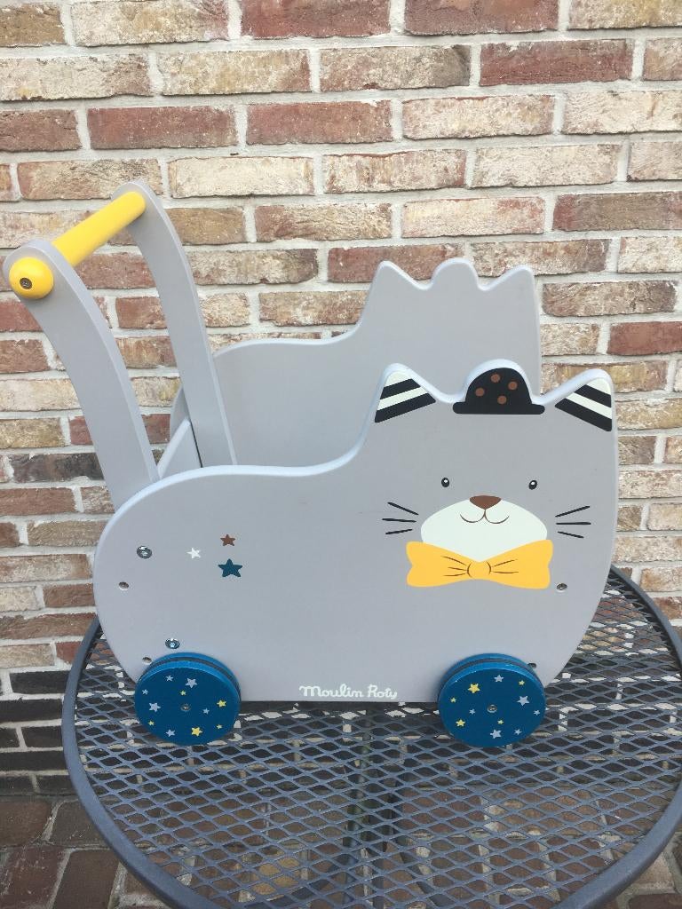 LOOPWAGENTJE MOULIN ROTY DE SNORREN ZO GOED ALS NIEUW, Ophalen of Verzenden, Zo goed als nieuw, Overige typen, Met wieltjes