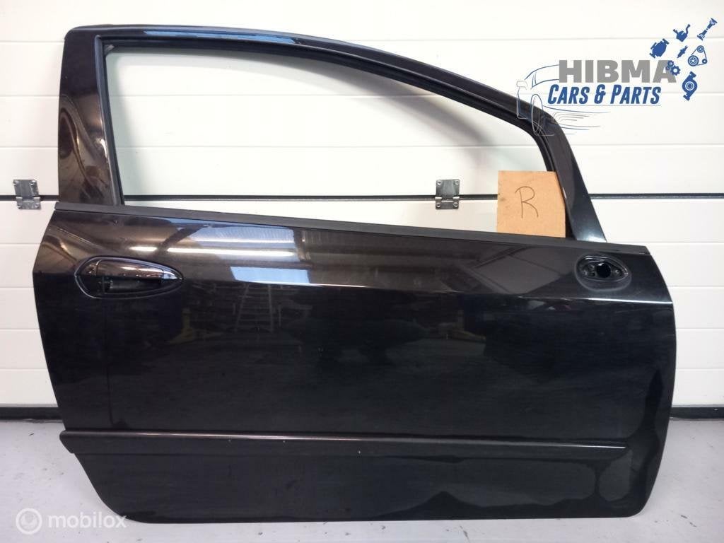 Fiat Punto Evo Portier 3-Drs Rechts Zwart 750/A NERO 09-13, Gebruikt, Fiat, Deur, Ophalen of Verzenden