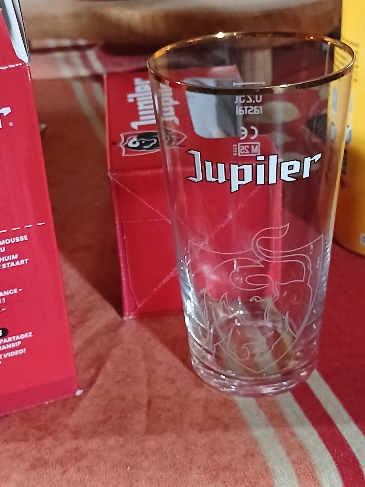 2 Jupiler  glazen, Verzamelen, Ophalen, Nieuw