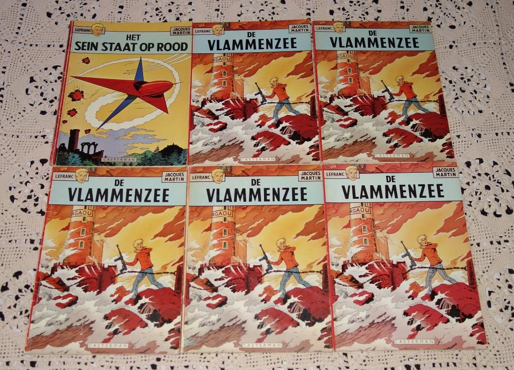 Verzameling strips Lefranc., Boeken, Meerdere stripboeken, Ophalen of Verzenden, Gelezen, Jacques Martin