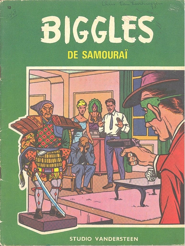 Biggles nr 12 - De Samouraï., Boeken, Gelezen, Willy vandersteen, Eén stripboek, Ophalen of Verzenden