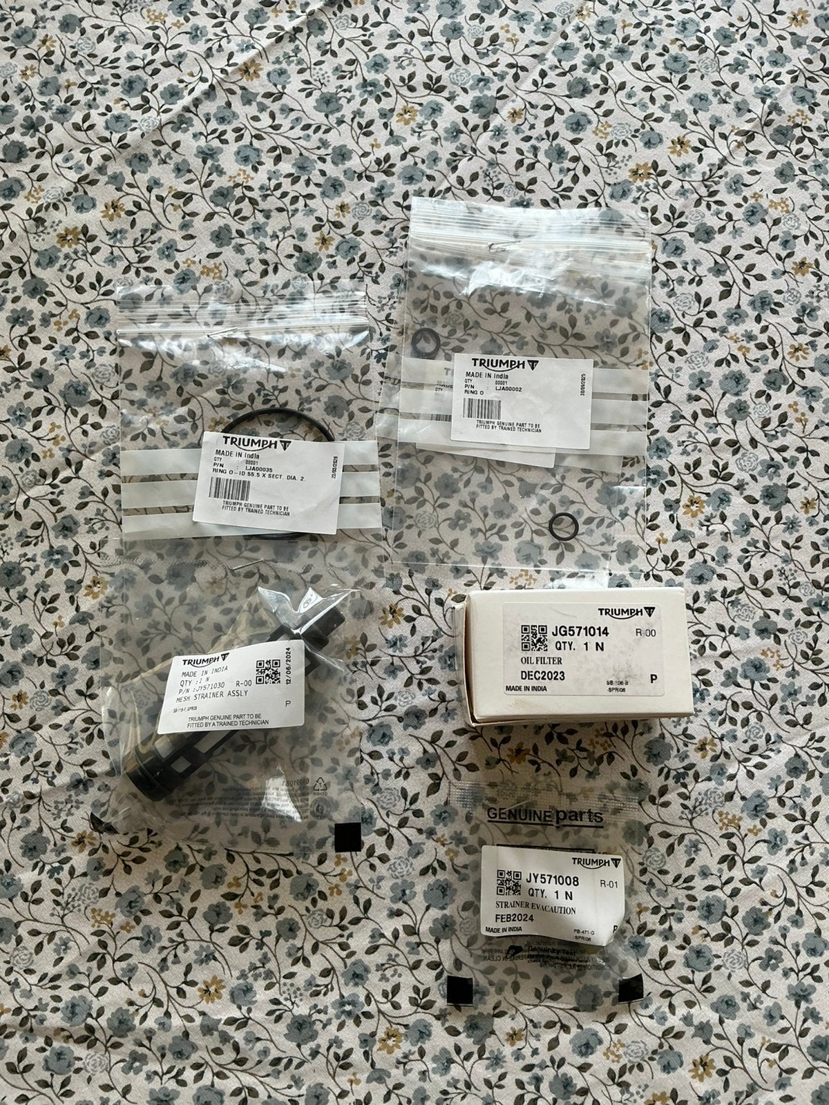 Kit filtre à huile Triumph 400 Speed ou Scrambler, Ophalen, Triumph