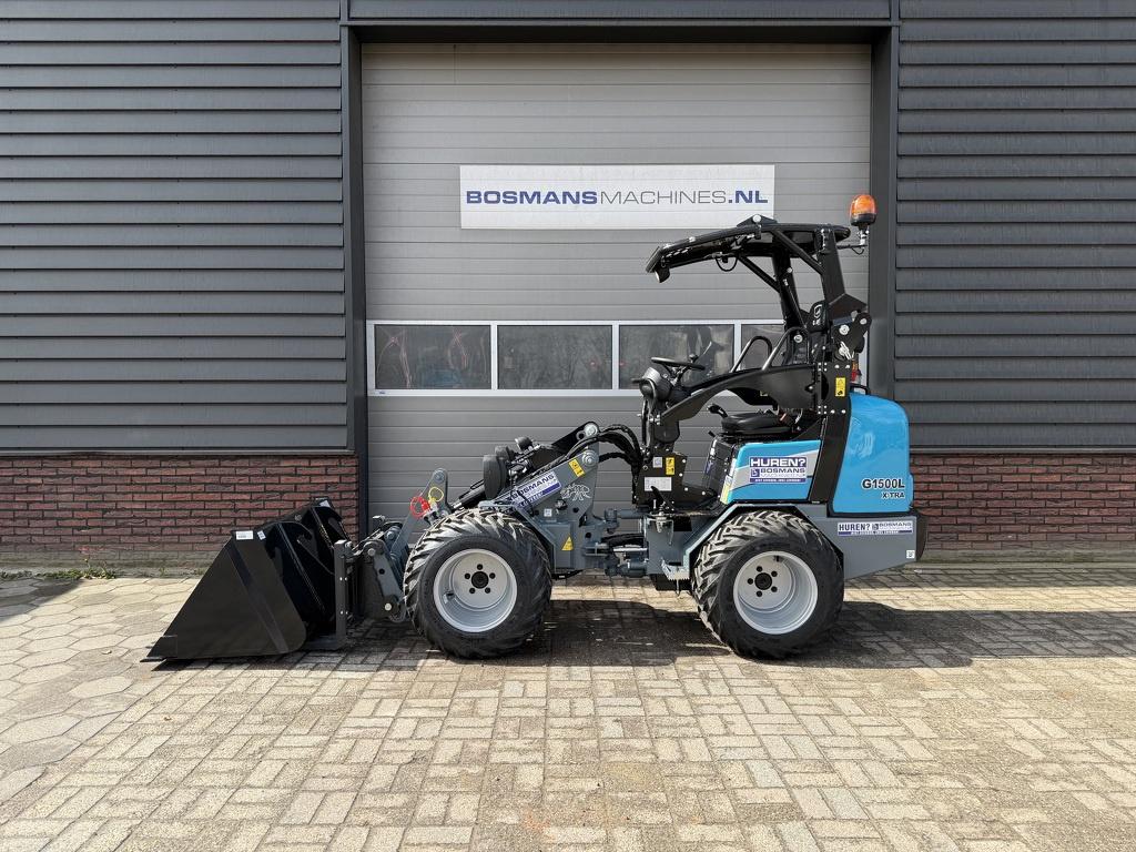 TE HUUR Giant G1500 L X-TRA minishovel 1,5 T, Zakelijke goederen, Machines en Bouw | Kranen en Graafmachines, Wiellader of Shovel