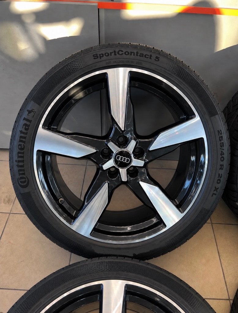 jantes audi A6 origine 20 pouces avec pneus, Autos : Pièces & Accessoires, Pneus & Jantes, Pneus et Jantes, 255 mm, Pneus été