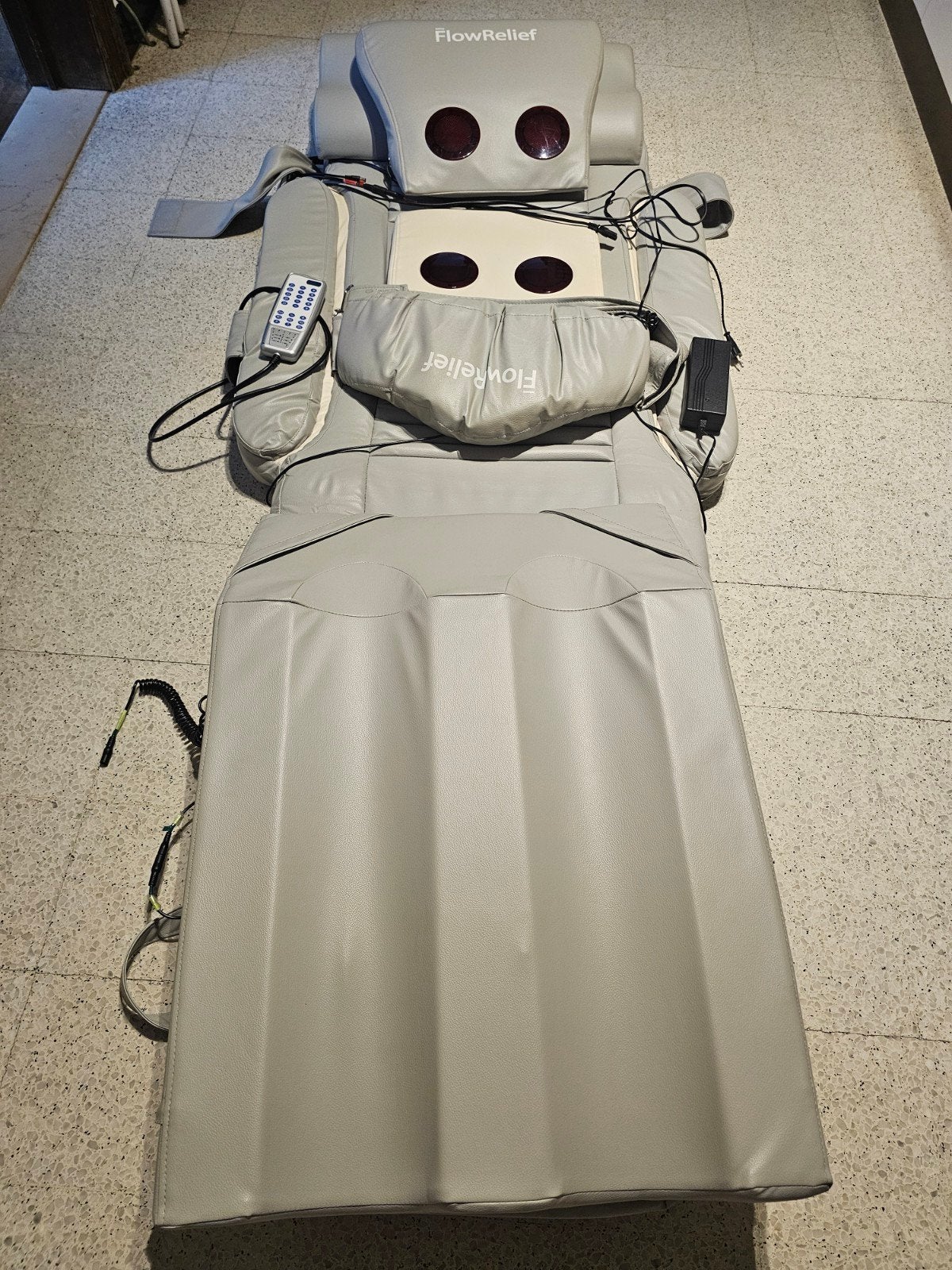 FlowReleif massage matras, Ophalen