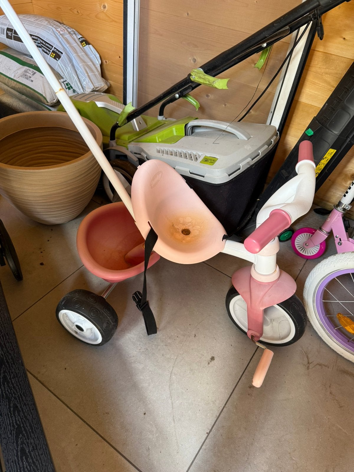 Fiets meisjes, Ophalen, Gebruikt
