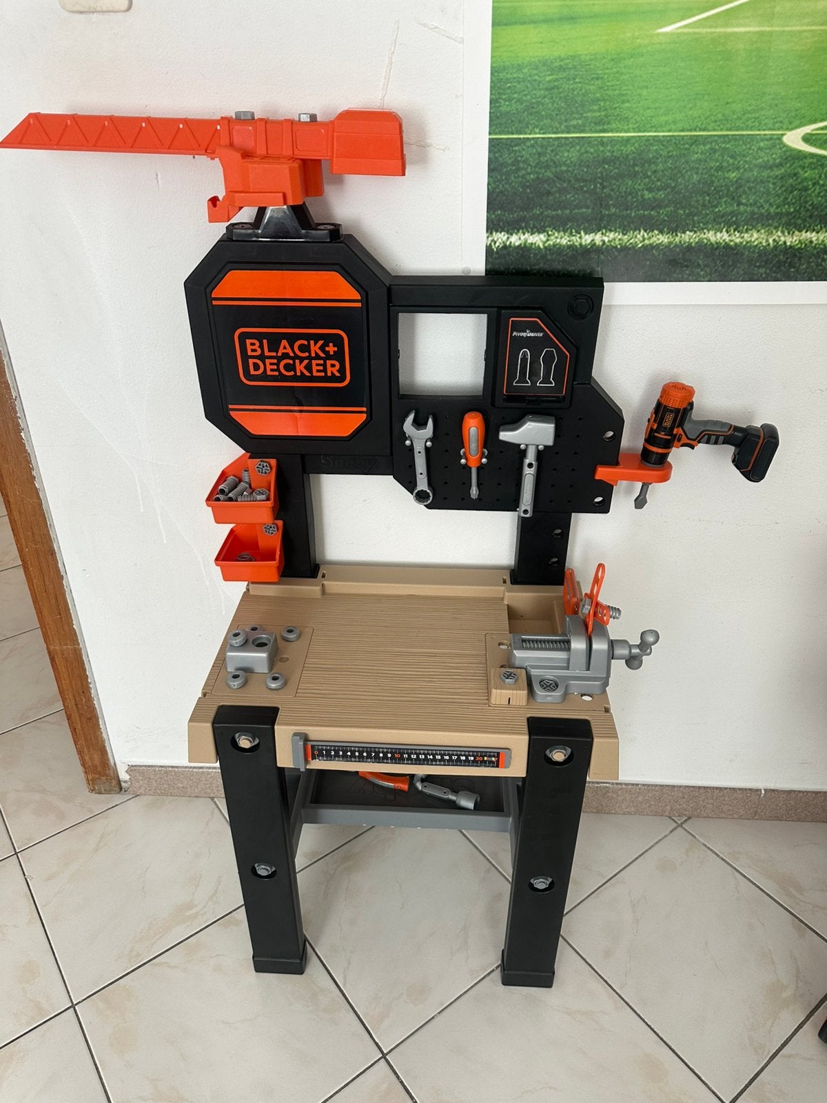 ÉTABLI BLACK+DECKER SMOBY – COMME NEUF, Enlèvement, Comme neuf