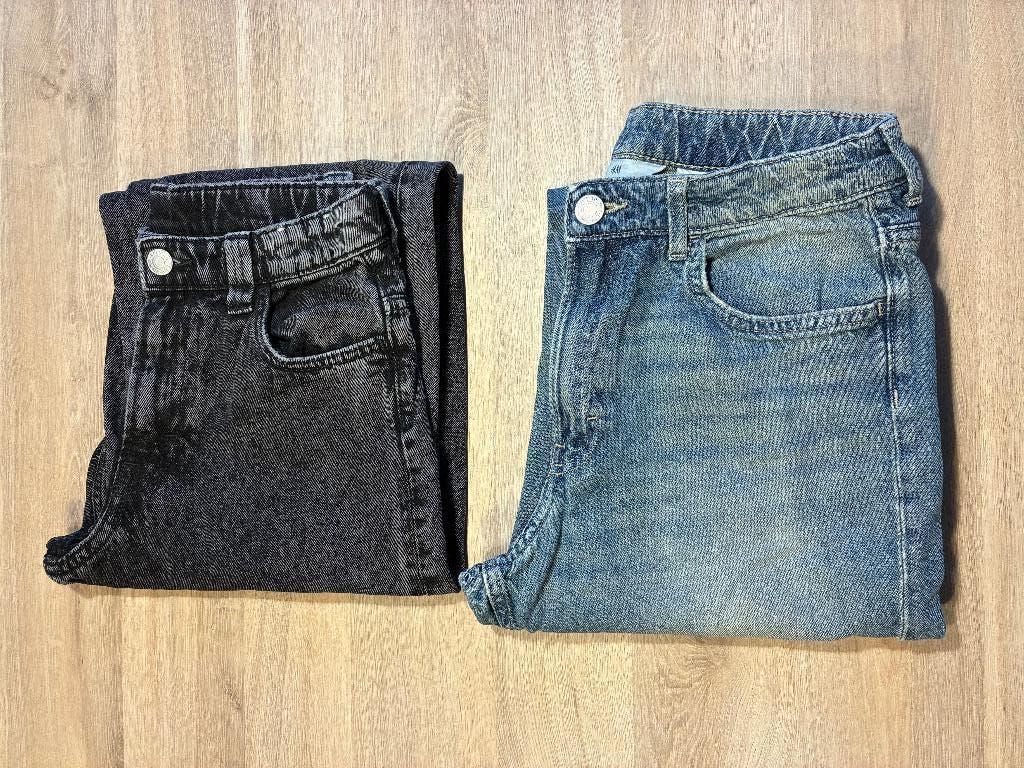 Twee H&M jeansbroeken (maat 152), Kinderen en Baby's, Kinderkleding | Maat 152, H&M, Zo goed als nieuw, Jongen, Ophalen