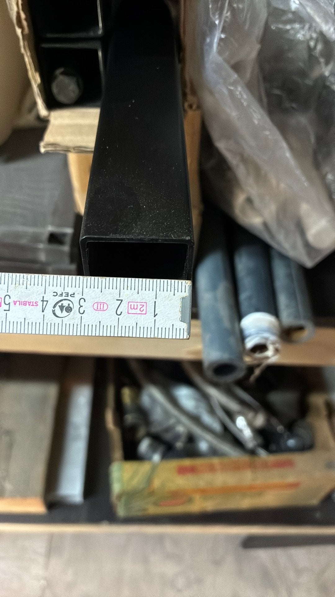 Vierkant zwarte buizen, Ophalen, Nieuw, IJzer