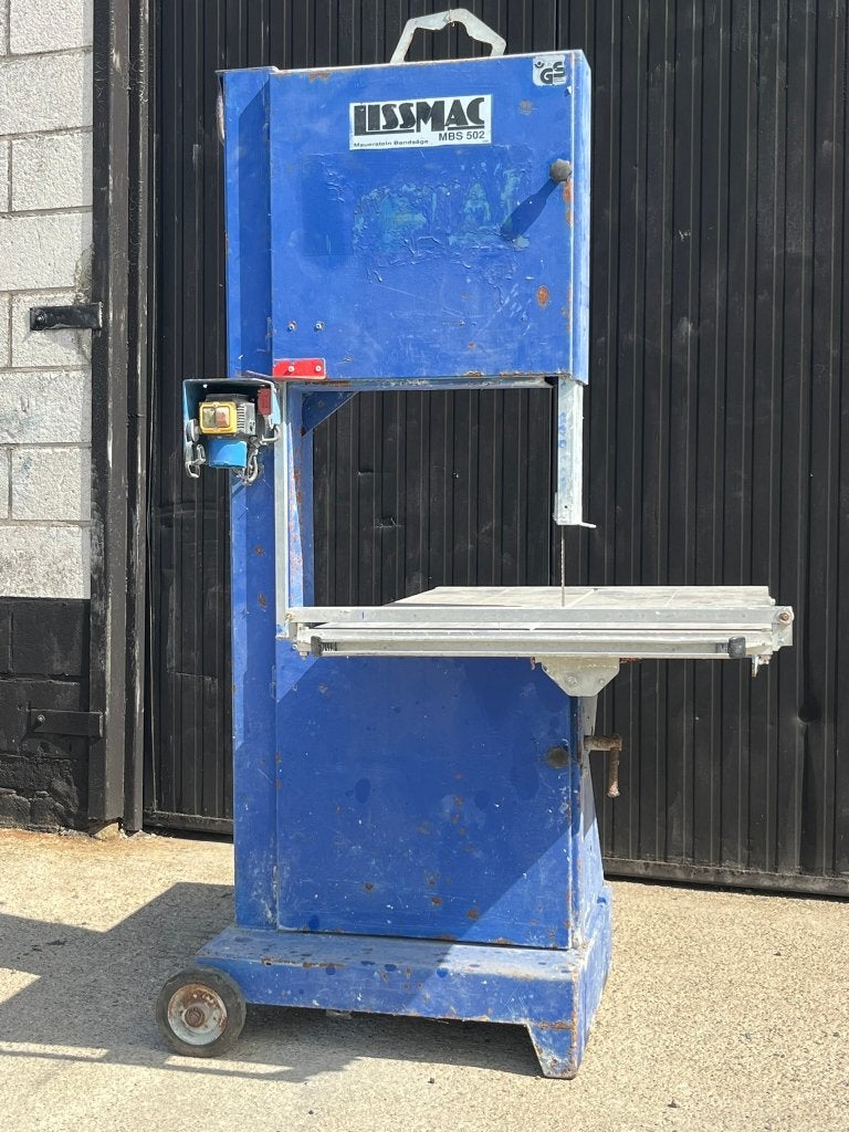 Lismacc MBS 502/2 ytongzaagmachine – cellenbetonzaagmachine, Enlèvement ou Envoi, 1200 watts ou plus, 70 mm ou plus, Utilisé